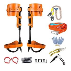 Tree Climbing Spikes Kit - Tree Climbing Gear for Tree Work Climbing 16.1 inches